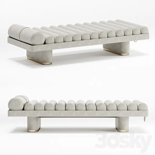 Daybed By Workshop 3DModel Daybed By Workshop 3DModel