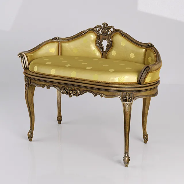 Daybed Francesco Molon 3D Model Daybed Francesco Molon 3D Model