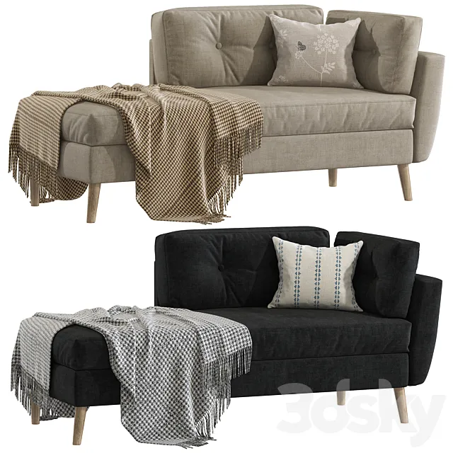 Daybed Norfolk 3D Model
