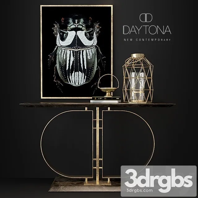 Daytona Josephine Console Table 3D Model Download