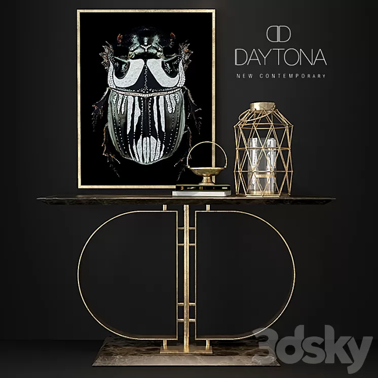 "DAYTONA" JOSEPHINE – CONSOLE TABLE 3D Model