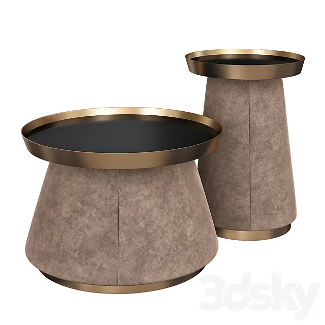 Daytona KEVIN SET OF 2 SIDE TABLES 3D Model