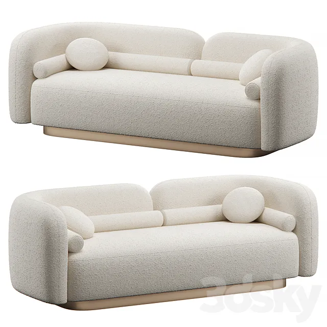 DBF 371 Sofa Angies Furniture 3D Model DBF 371 Sofa Angies Furniture 3D Model