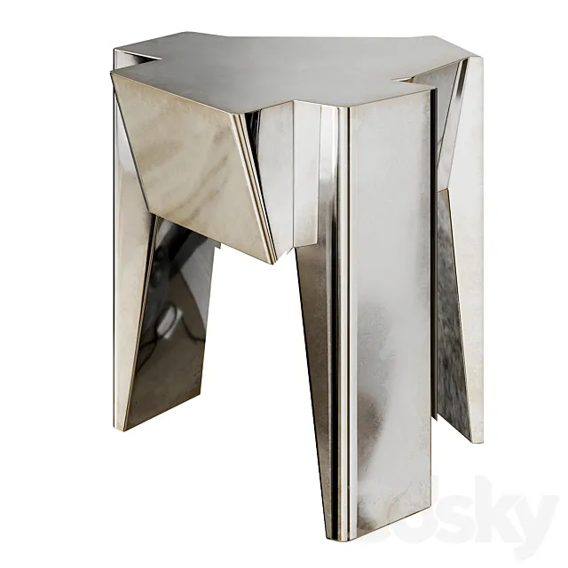 DC 1617 side table by Vincenzo De Cotiis 3D Model DC 1617 side table by Vincenzo De Cotiis 3D Model