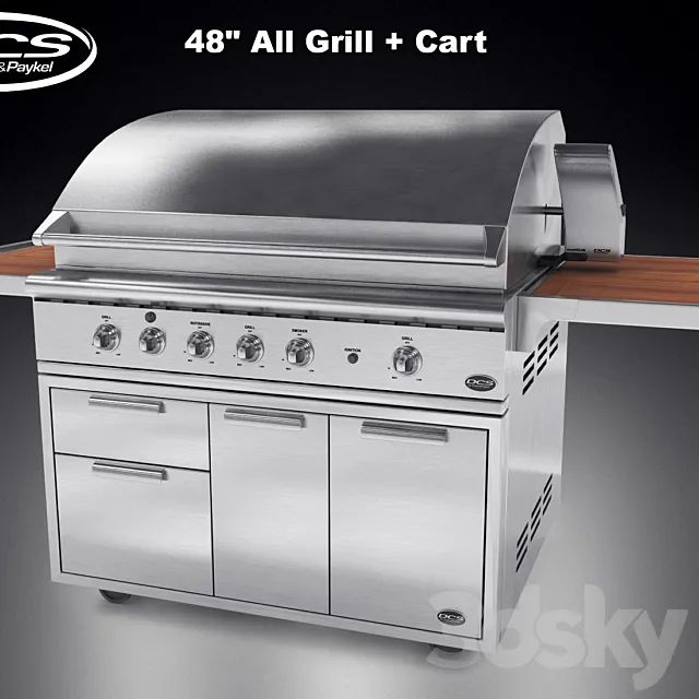 DCS by Fisher & Paykel 48 ” 3DModel DCS by Fisher & Paykel 48 ” 3DModel