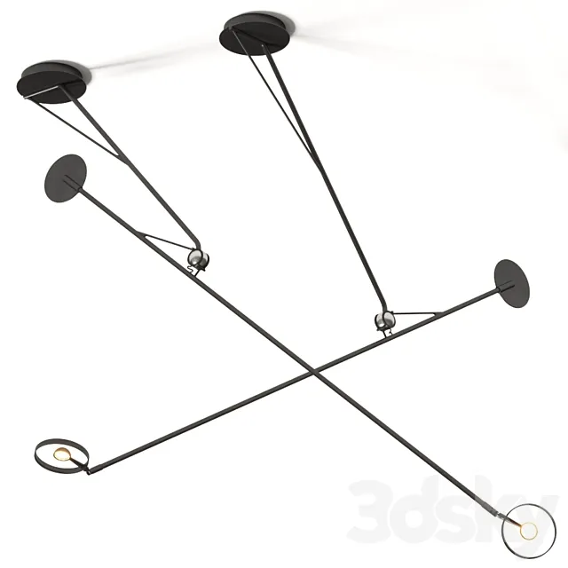 DCW Editions Aaro Ceiling Lamp 3D Model