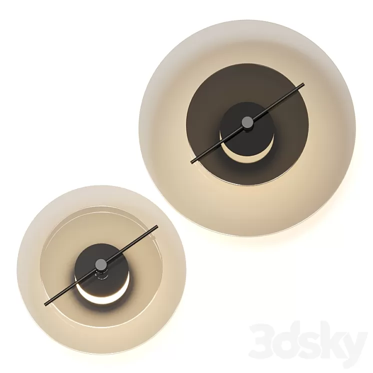DCW Editions Delumina Wall Lamps 3D Model DCW Editions Delumina Wall Lamps 3D Model