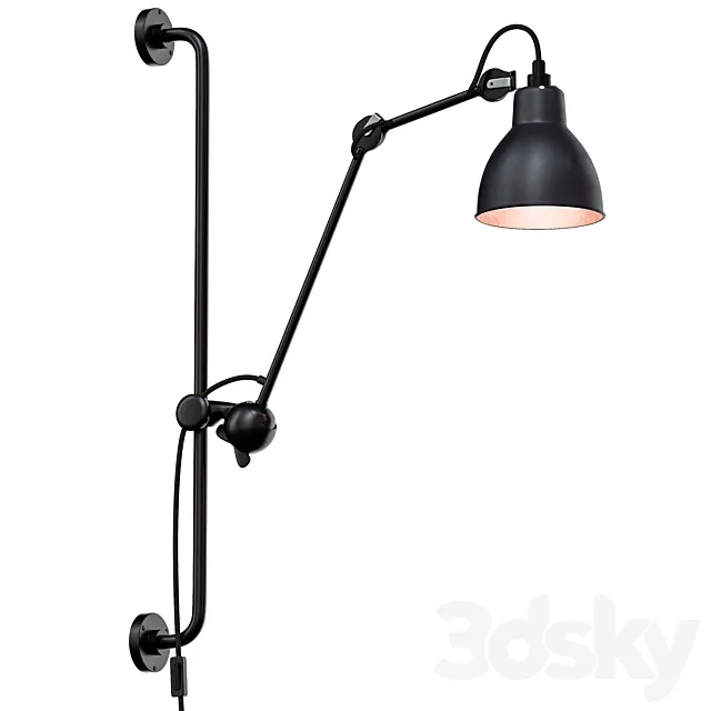 DCW Editions-Lampe Gras Wall Lamp 3D Model DCW Editions-Lampe Gras Wall Lamp 3D Model
