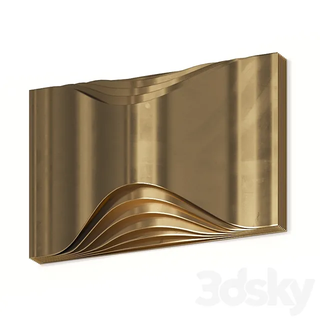 DCW Editions Respiro Wall Lamp 3D Model DCW Editions Respiro Wall Lamp 3D Model