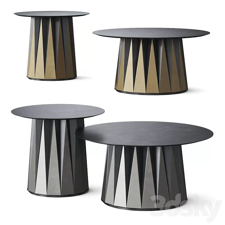 De Castelli Coste Coffee Tables 3D Model De Castelli Coste Coffee Tables 3D Model