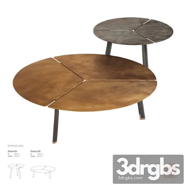 De castelli placas side table 2 3D Model Download