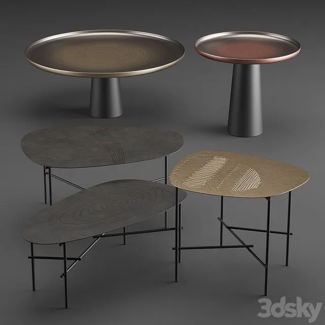 De castelli tables 3D Model