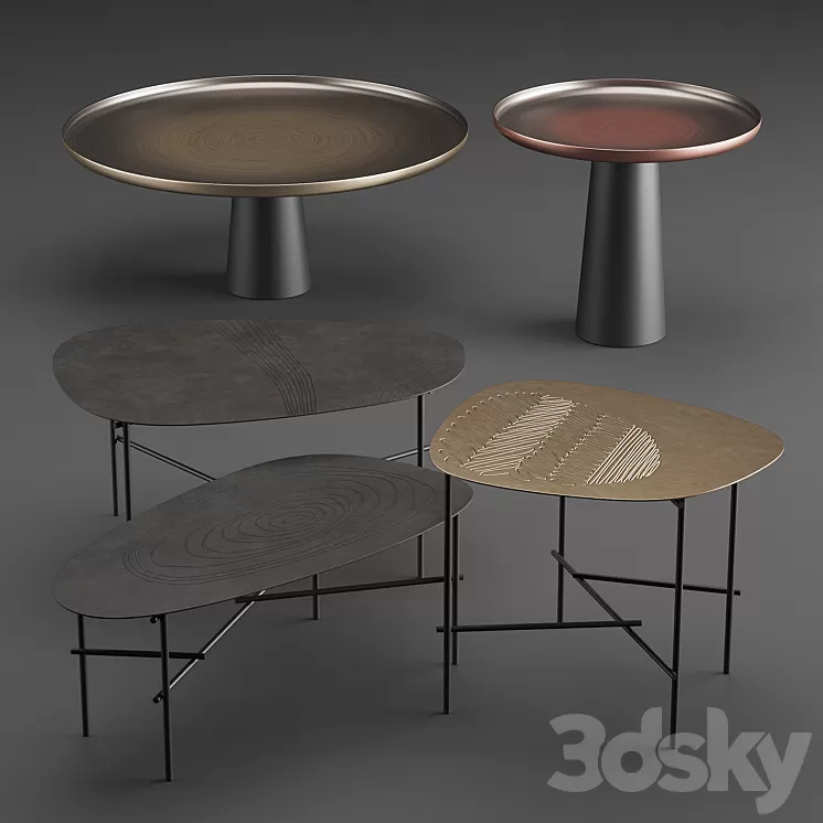 De castelli tables 3D Model De castelli tables 3D Model