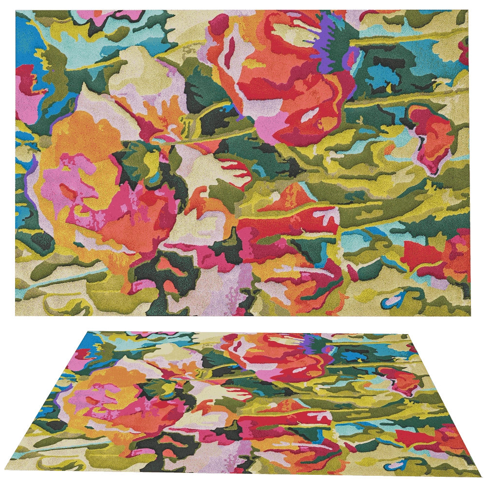 DE DIMORA  – Rug COQUELICOT 3D Model