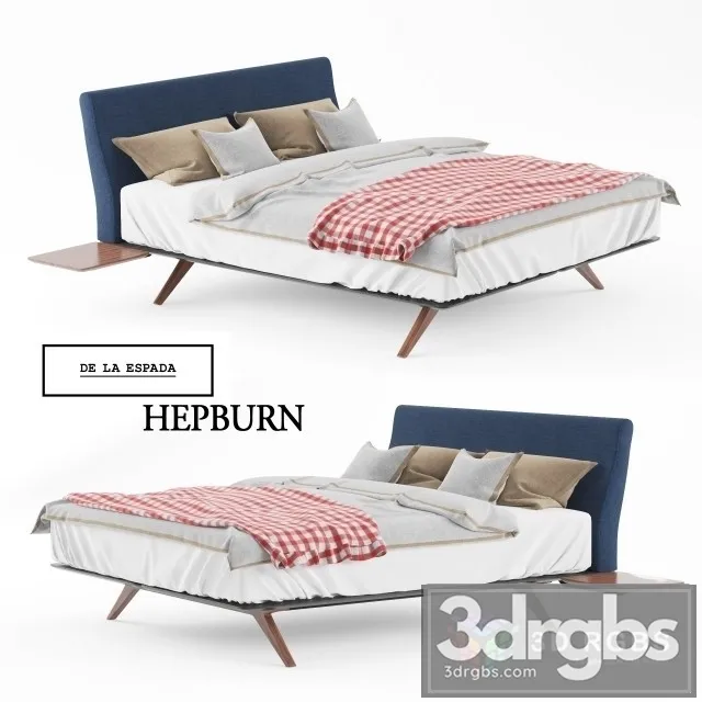 De La Espada Hepburn Bed 3D Model Download