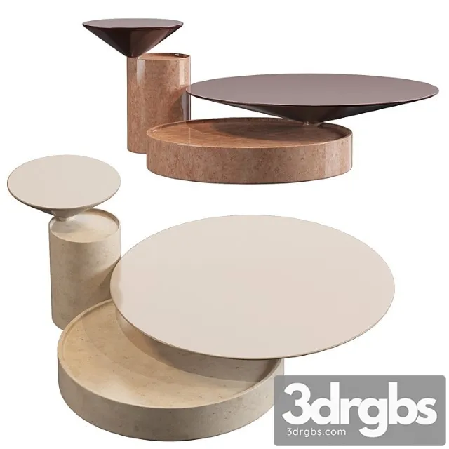 De La Espada Laurel Coffee Side Table 3D Model Download