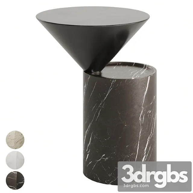 De La Espada Laurel Side Table In Marble 3D Model Download