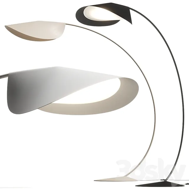 De Padova Circle Floor Lamp 3D Model