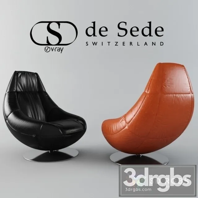 De Sede Armchair 166 3D Model Download De Sede Armchair 166 3D Model Download
