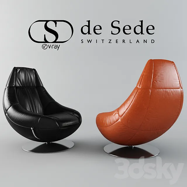 De Sede armchair DS-166 3DModel