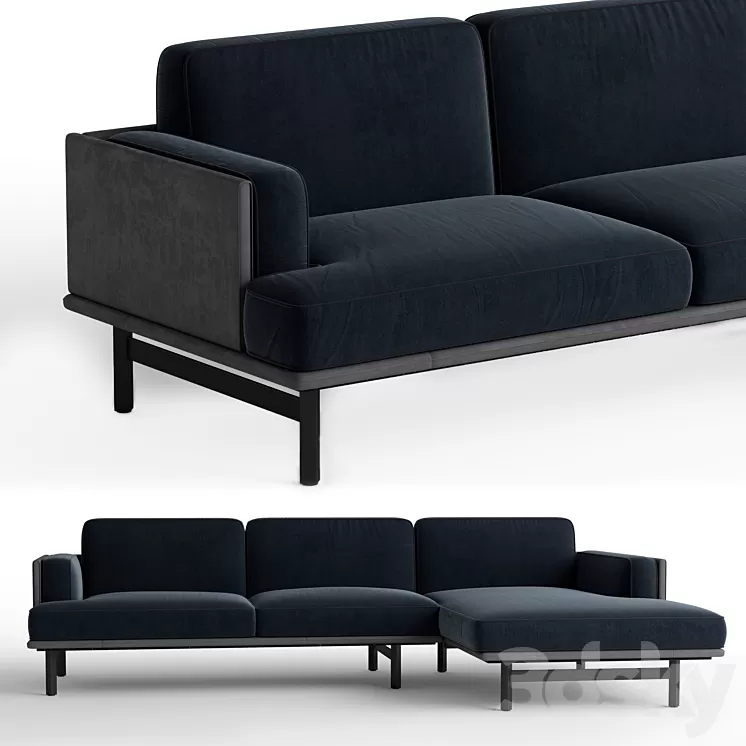 de Sede DS-175 sofa 3D Model