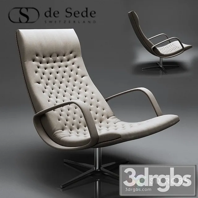 De Sede Ds 51 Armchair 3D Model Download De Sede Ds 51 Armchair 3D Model Download