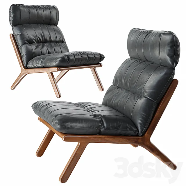 de Sede DS-531 Armchair with headrest 3DModel