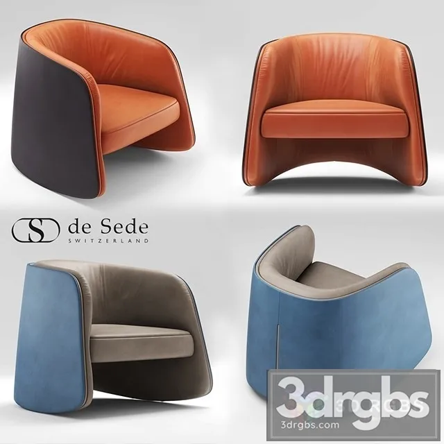 De Sede DS 900 Armchair 3D Model Download De Sede DS 900 Armchair 3D Model Download