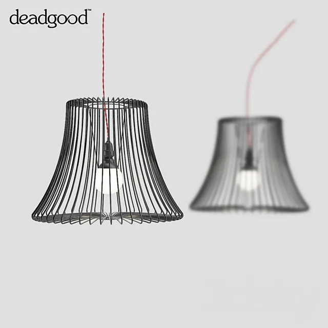 Deadgood Wire Pendant 3D Model Deadgood Wire Pendant 3D Model