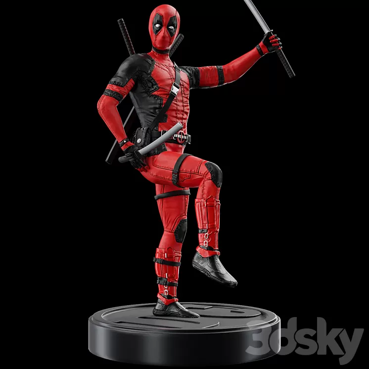 DEADPOOL 3D Model DEADPOOL 3D Model