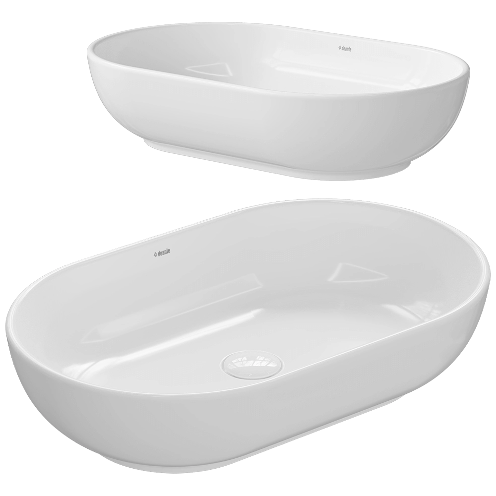 Deante – Ceramic washbasin Peonia 3D Model Deante – Ceramic washbasin Peonia 3D Model