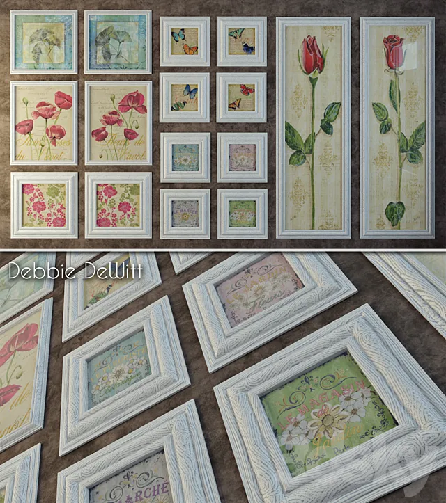 Debbie DeWitt Floral 3D Model Debbie DeWitt Floral 3D Model