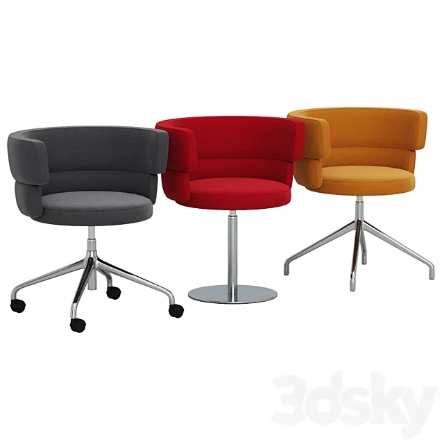 Debi DAM chairs 3D Model