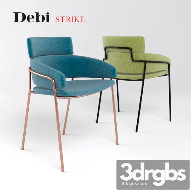 Debi strike armchair 2 3D Model Download Debi strike armchair 2 3D Model Download