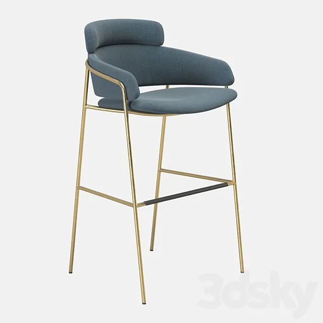 Debi Strike Stool 3D Model