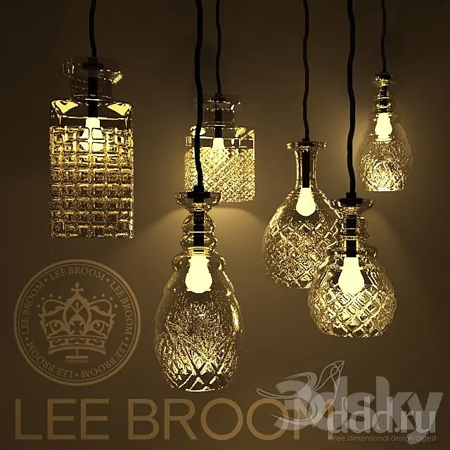 Decanter lamp set 3DModel Decanter lamp set 3DModel