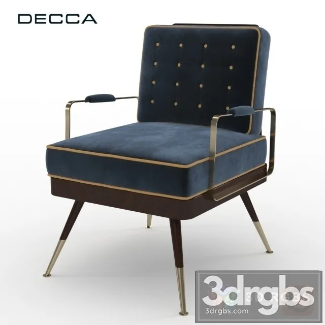 Decca Armchair 3D Model Download Decca Armchair 3D Model Download
