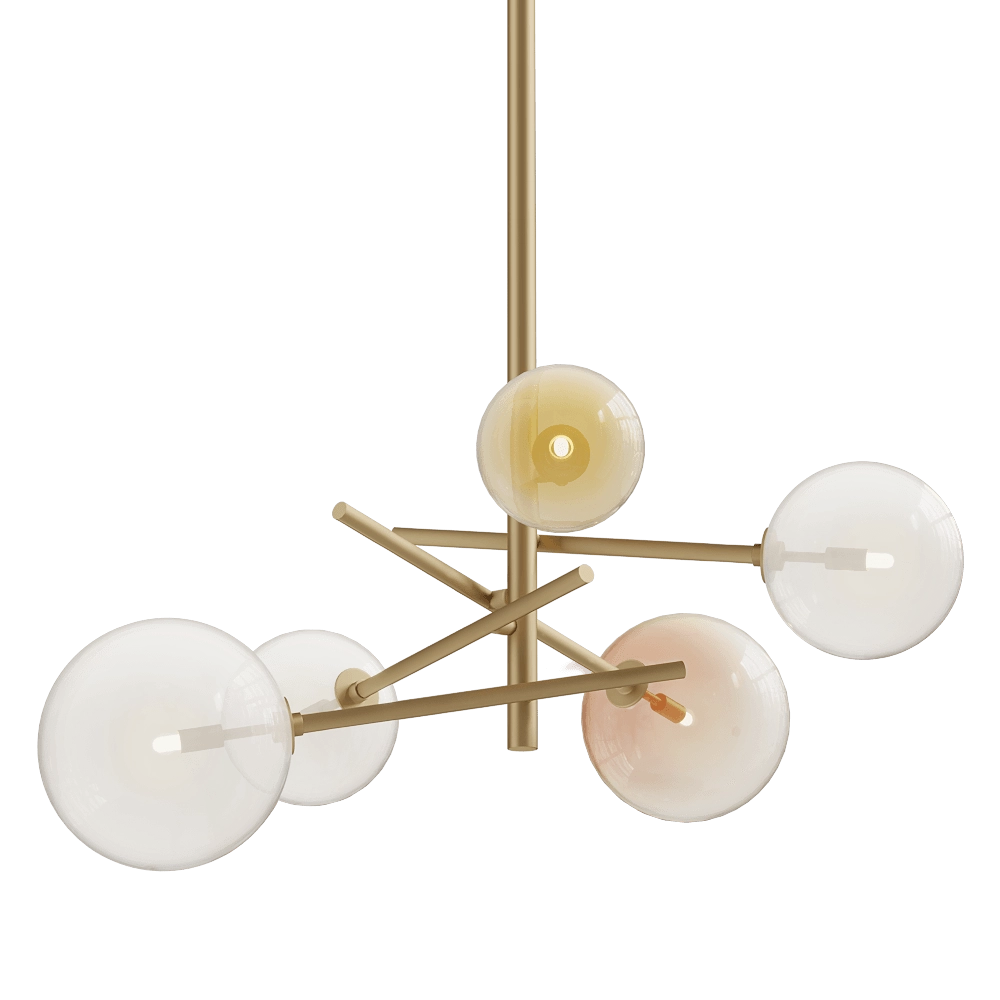 DECHEM studio – Chandelier PENTA LIGHT 3D Model