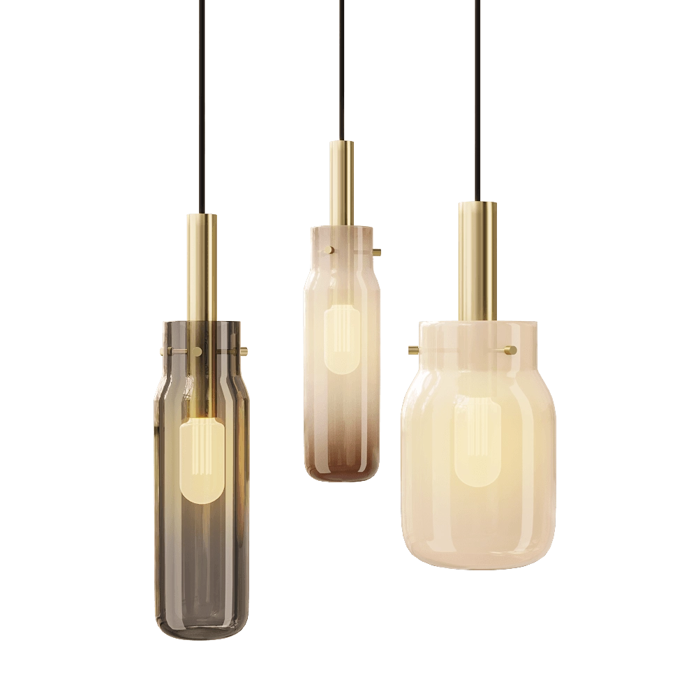 DECHEM studio – Pendant lamp BANDASKA 3D Model