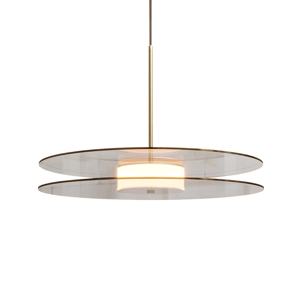 DECHEM studio – Pendant lamp ECLIPSE HORIZONTAL 3D Model