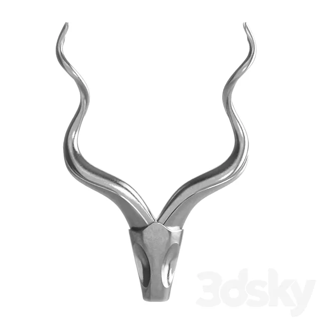 Deco Antler Rockstar 3D Model