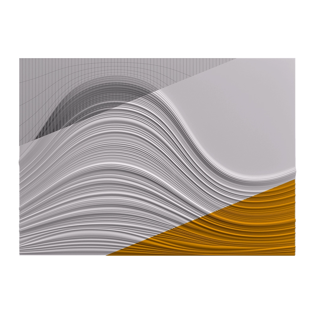 Deco Line – Big Wave 3D Model