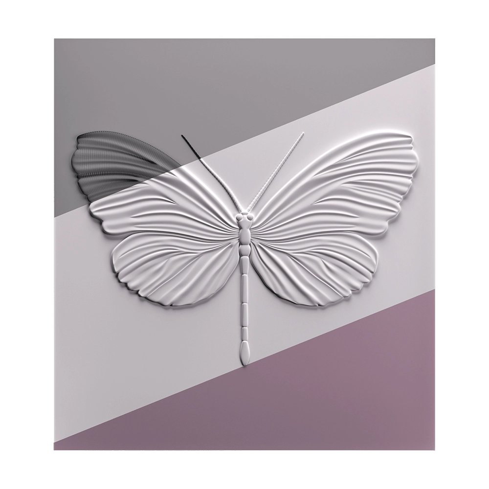 Deco Line – Butterfly 3D Model