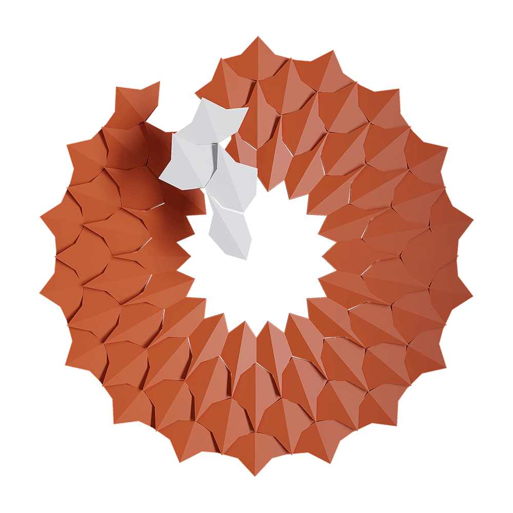 Deco Line – Deco Line Dragon Scale A B C D 3D Model