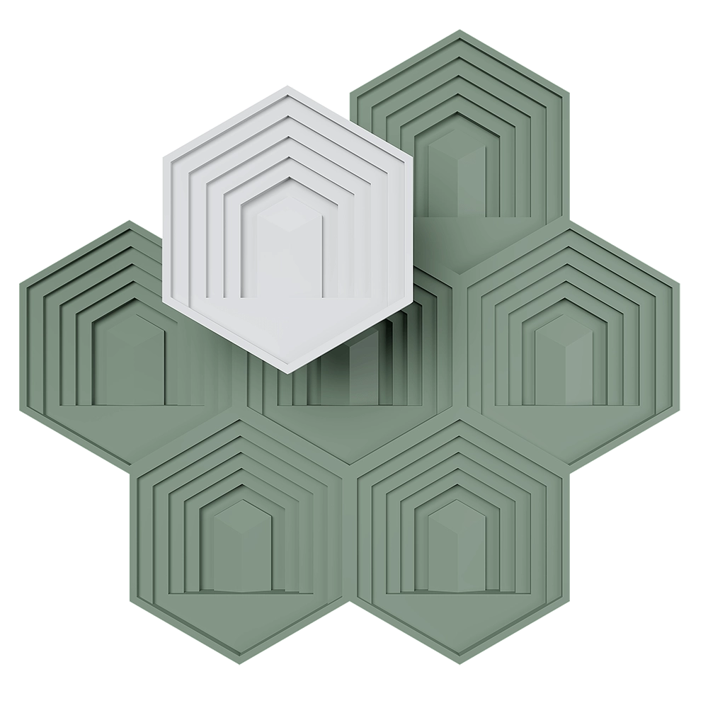 Deco Line – Deco Line Hexagon Temple 3D Model Deco Line – Deco Line Hexagon Temple 3D Model