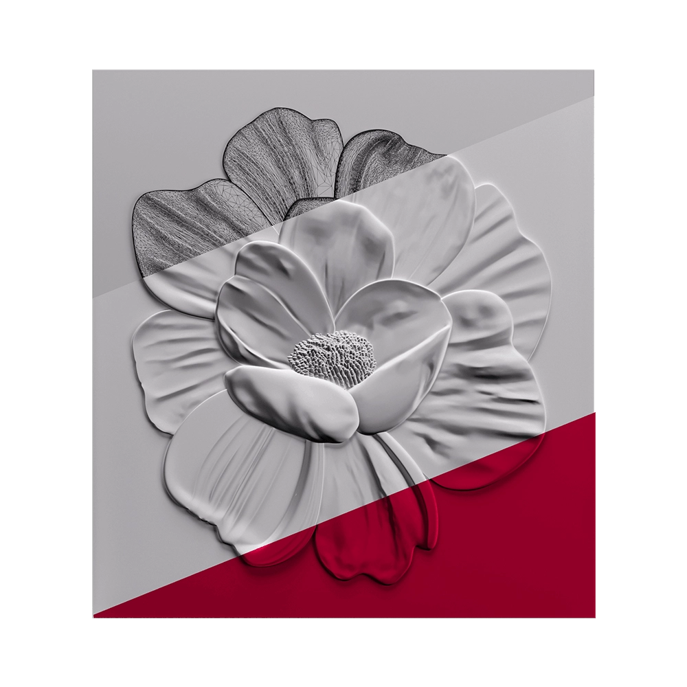 Deco Line – Peony 3D Model