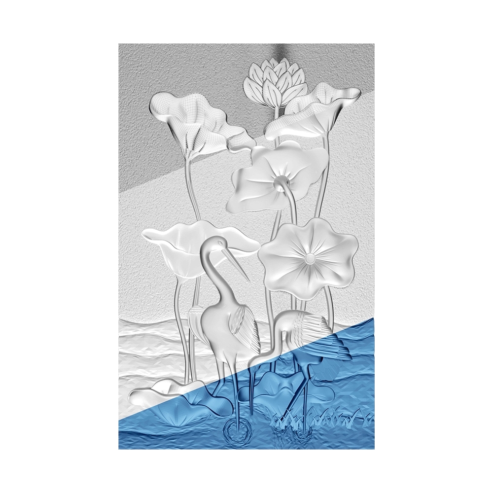 Deco Line – Stork 3D Model