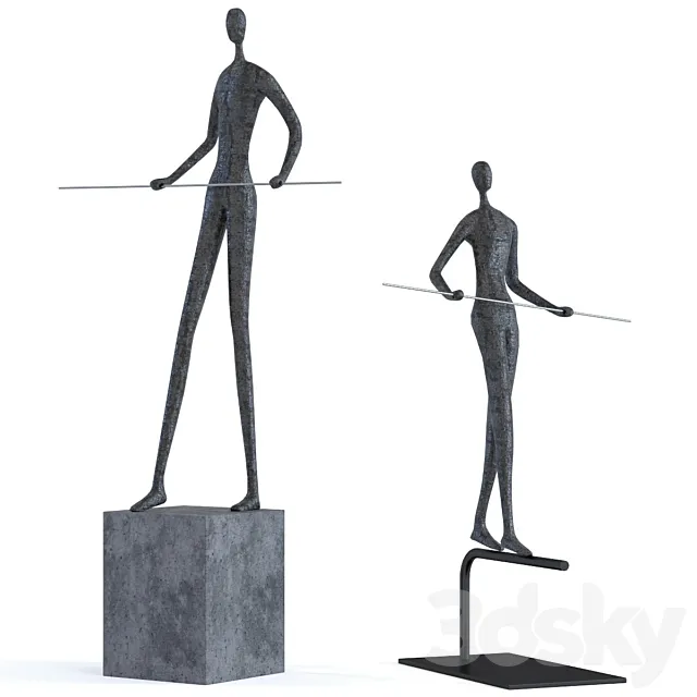 Deco Object Trapez Star 54cm & 70cm 3DModel Deco Object Trapez Star 54cm & 70cm 3DModel