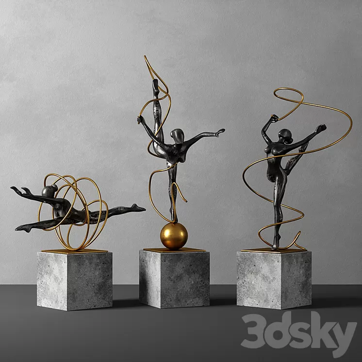 deco sculpture 3D Model