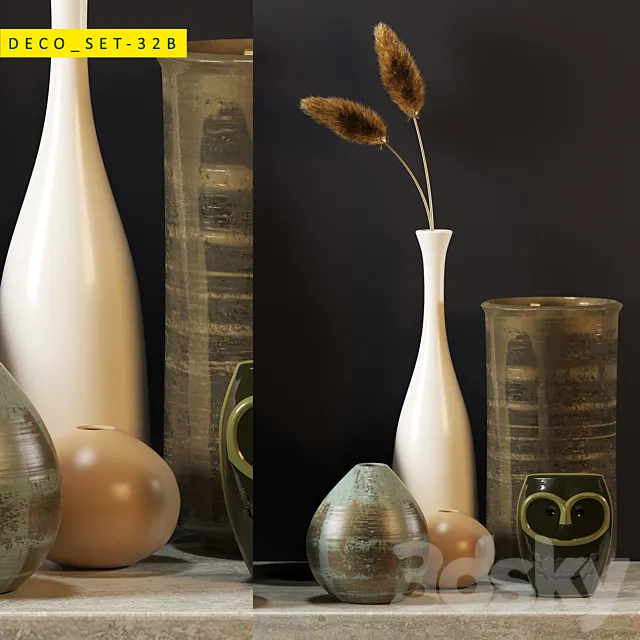 Deco set 32 B 3D Model